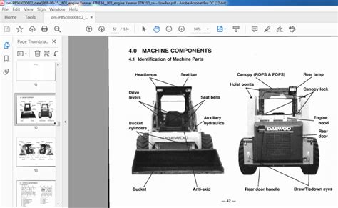 daewoo 801 skid steer specs|daewoo dsl801 manual.